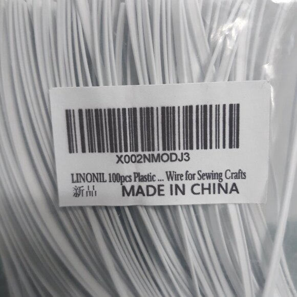 Plastic Wire For Sewing Crafts 2 Packs with 100 in each pack - Picture 2 of 6